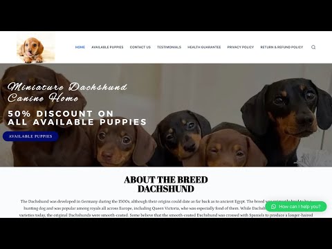 Is minidachshundcanine com legit or a scam?