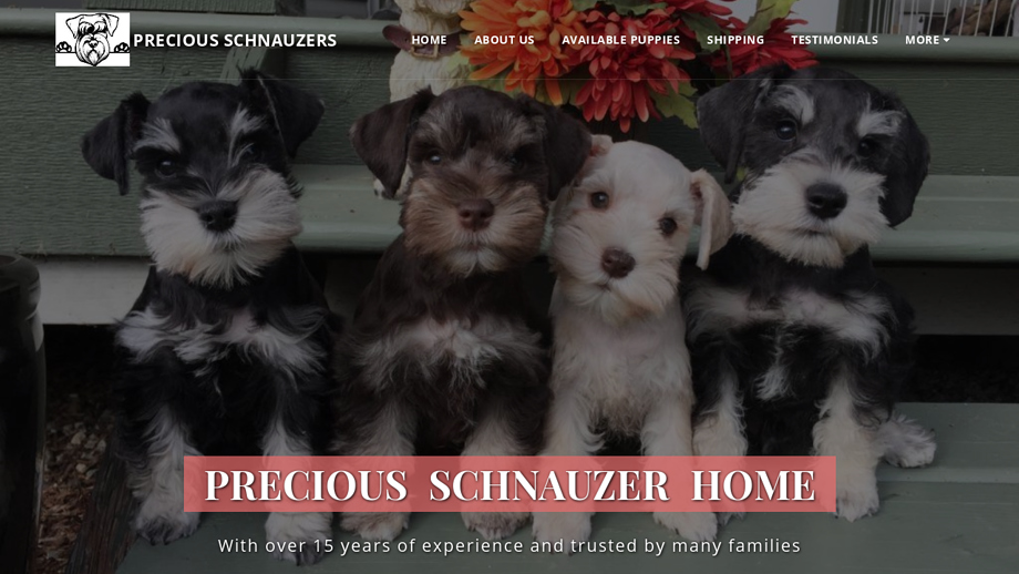 Preciousminipups.com - Schnauzer Puppy Scam Review