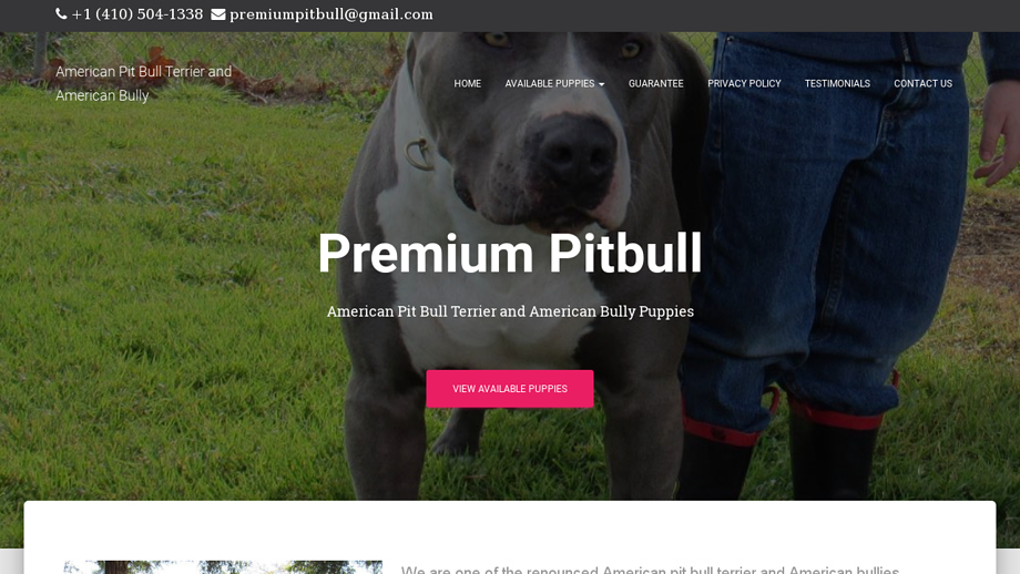 Premiumpitbull.com - Pit Bull Puppy Scam Review