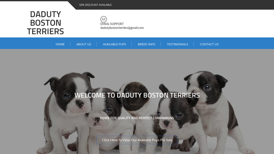 Dadutybostonterriers.com - Terrier Puppy Scam Review