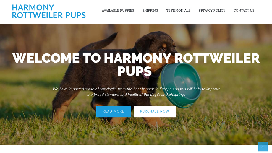 Harmonyrottweilerpups.com - Rottweiler Puppy Scam Review