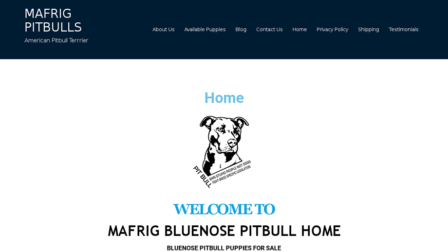 Mafrig.net - Pit Bull Puppy Scam Review