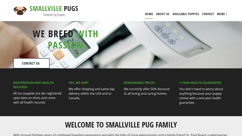 Smallvillepugs.com - Pug Puppy Scam Review