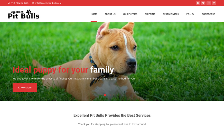 Excellentpitbulls.com - Pit Bull Puppy Scam Review