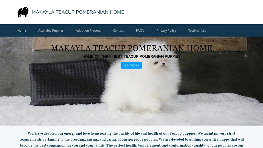 Makaylapomshome.com - Pomeranian Puppy Scam Review