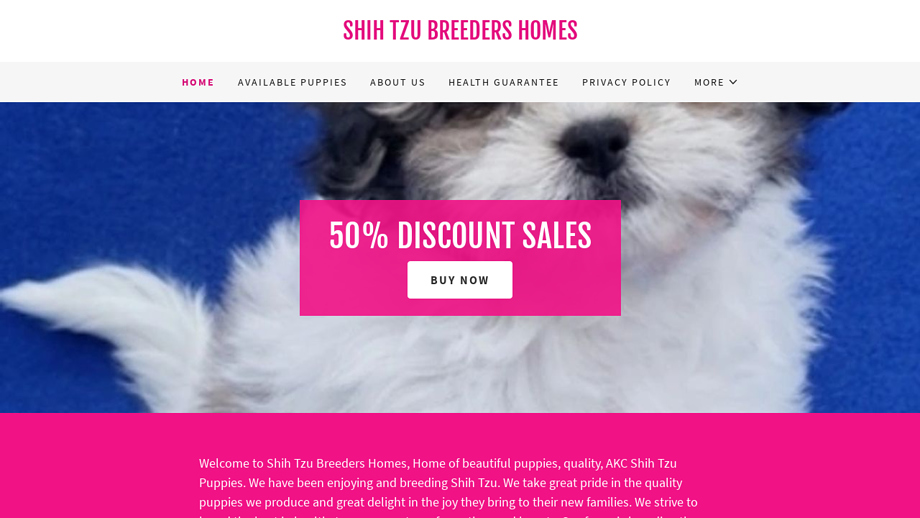 Shihtzubreedershomes.com - Shihtzu Puppy Scam Review