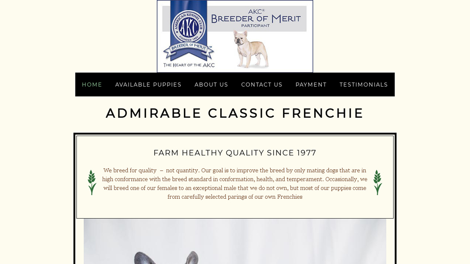 Admirableclassicfrenchie.com - French Bulldog Puppy Scam Review