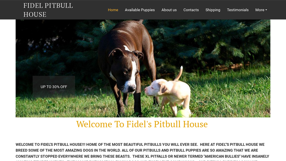 Fidelpittbullpuppieshouse.com - Pit Bull Puppy Scam Review