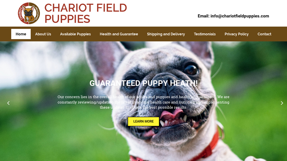 Chariotfieldpuppies.com - French Bulldog Puppy Scam Review