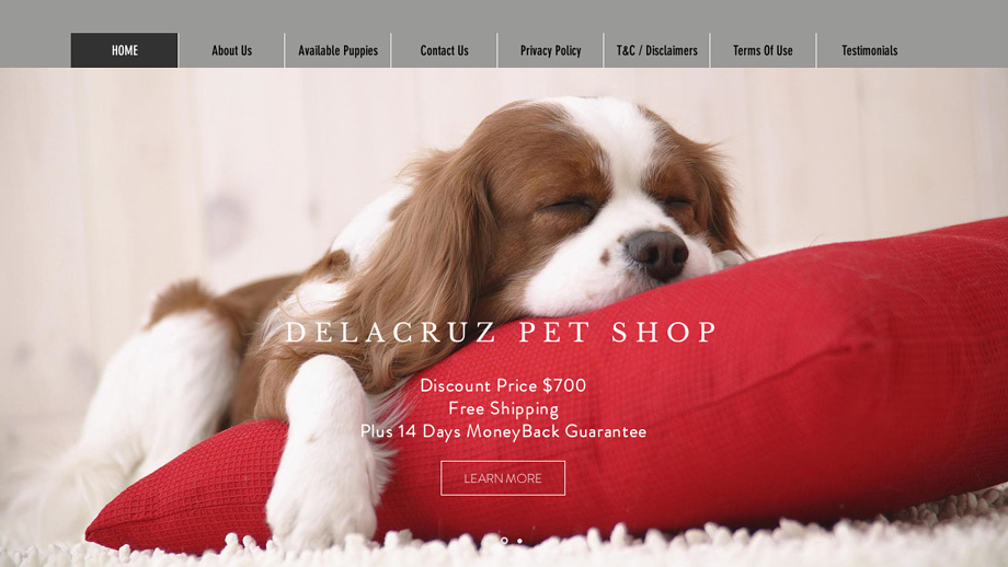 Delacruzpetshop.com - Cavalier King Charles Spaniel Puppy Scam Review