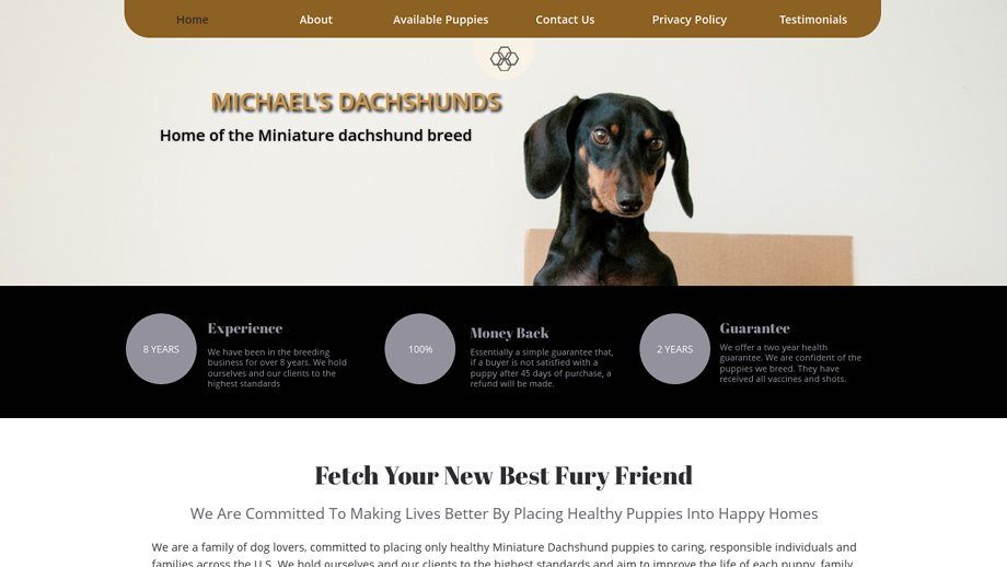 Michaeldachshunds.com - Dachshund Puppy Scam Review