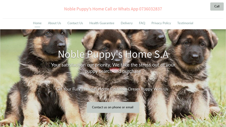 Noblepuppyshome.com - Germanshepherd Puppy Scam Review