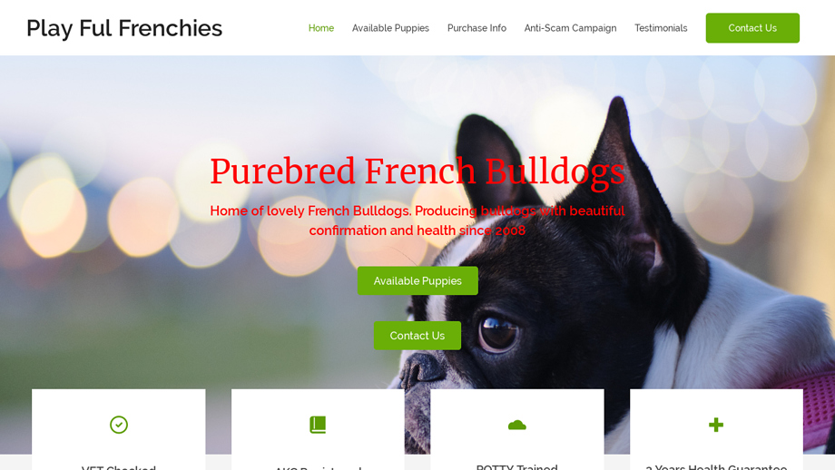 Playfulfrenchies.com - French Bulldog Puppy Scam Review