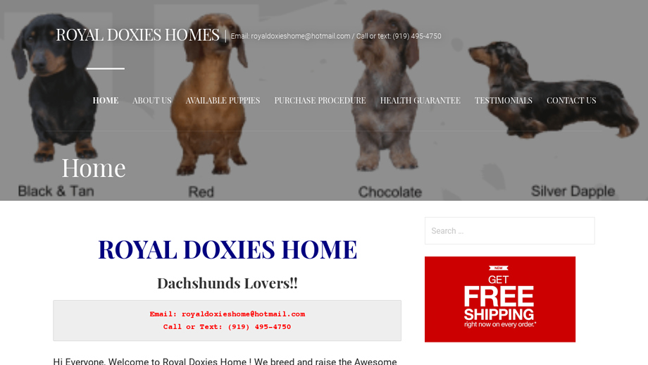 Royaldoxieshome.com - Dachshund Puppy Scam Review