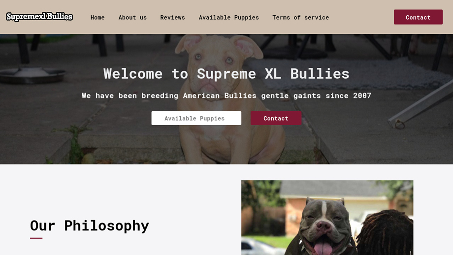 Supremexlbullies.com - Pit Bull Puppy Scam Review