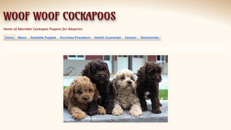 Woowoocockapoo.com - Cockapoo Puppy Scam Review