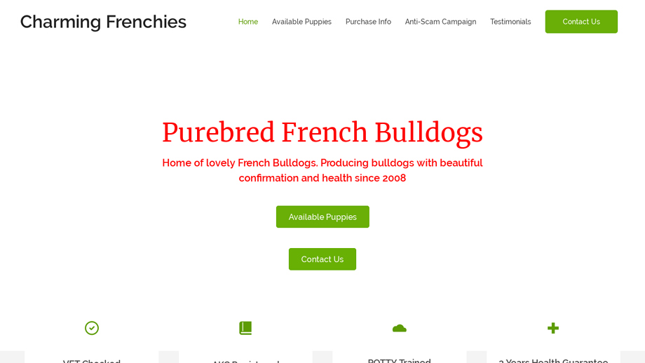 Charmingfrenchies.com - French Bulldog Puppy Scam Review