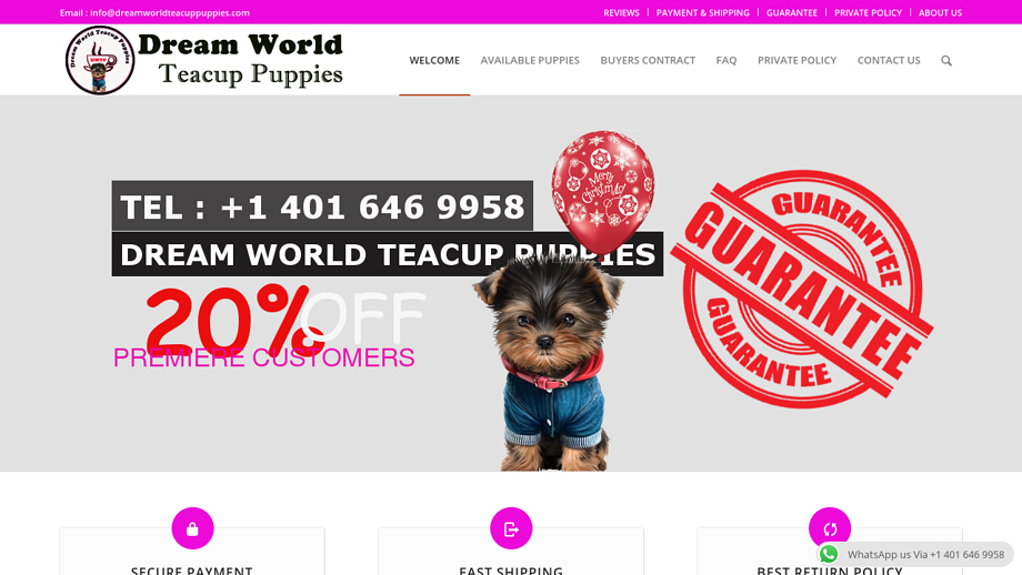 Dreamworldteacuppuppies.com - Yorkshire Terrier Puppy Scam Review