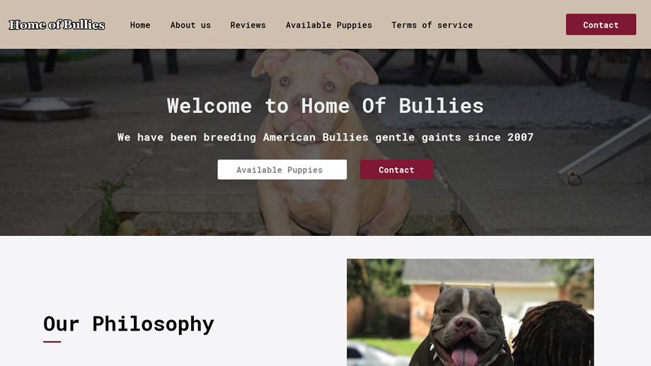 Homeofbullies.com - Pit Bull Puppy Scam Review