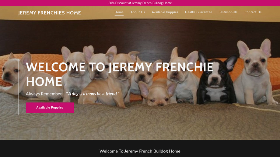 Jeremyfrenchieshome.com - French Bulldog Puppy Scam Review