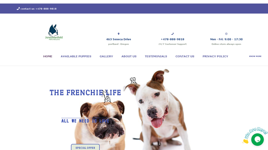 Jonesmanfieldfrenchbulldogs.com - French Bulldog Puppy Scam Review