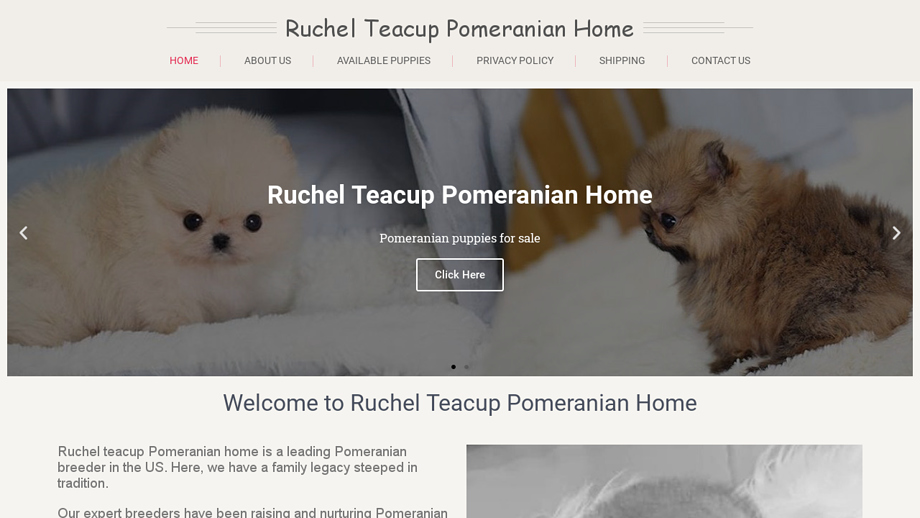 Ruchelteacuppomeranianhome.com - Pomeranian Puppy Scam Review