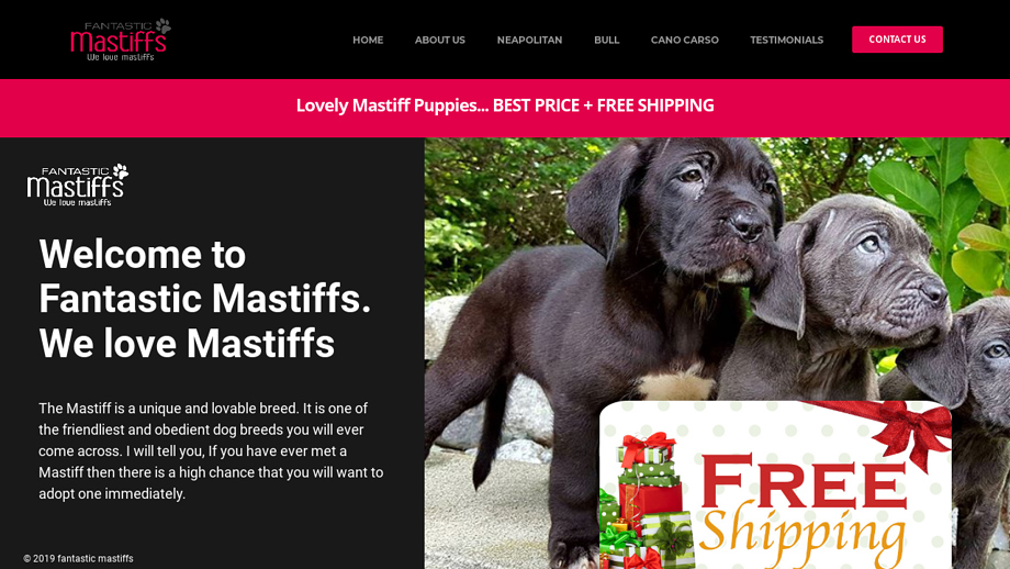 Fantasticmastiffs.com - Tibetan Mastiff Puppy Scam Review