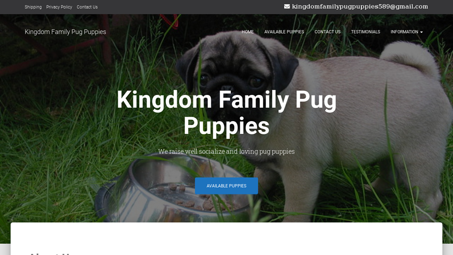 Kingdomfamilypugpuppies.com - Pug Puppy Scam Review