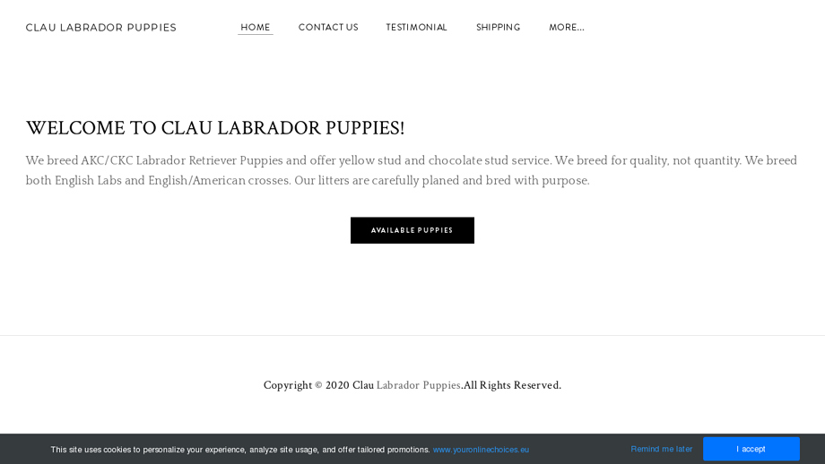 Claulabradorpuppies.com - Labrador Puppy Scam Review