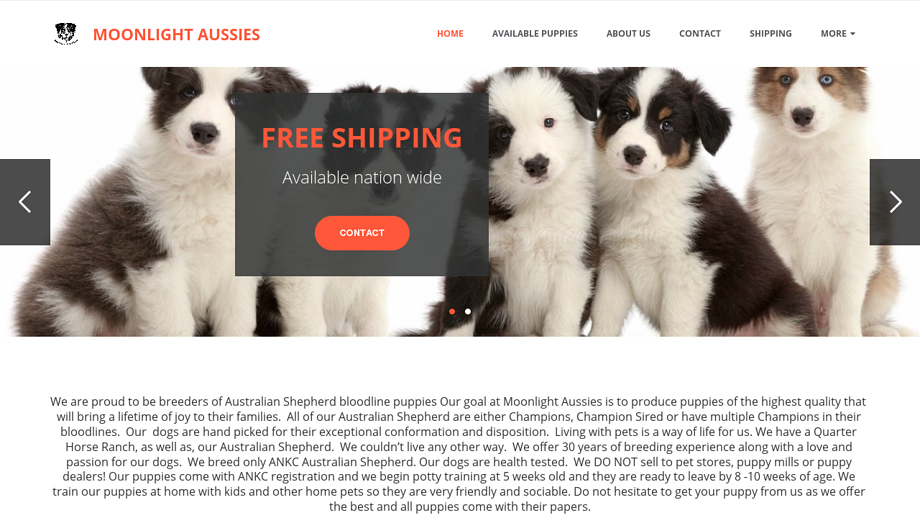 Moonlightaussie.com - Australian Shepherd Puppy Scam Review