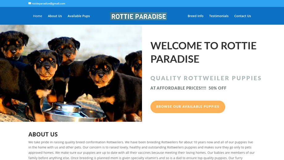 Rottieparadise.com - Rottweiler Puppy Scam Review