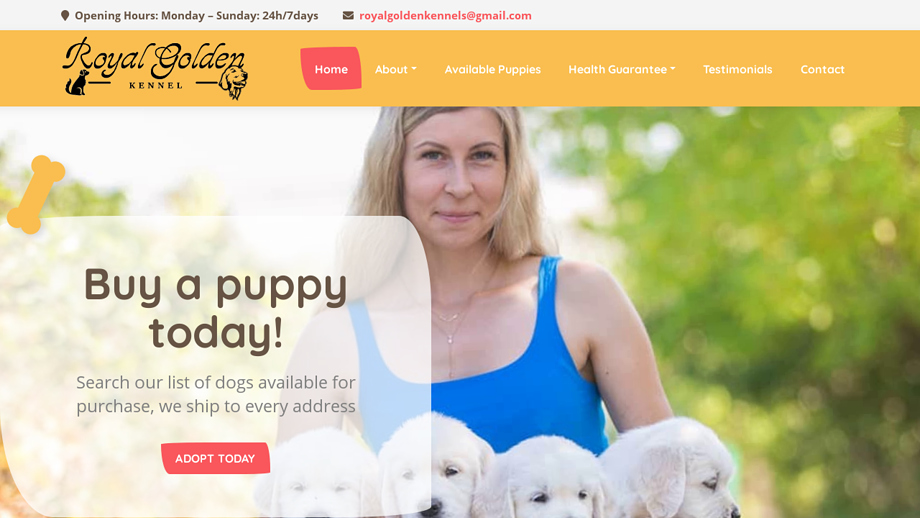 Royalgoldenkennel.com - Golden Retriever Puppy Scam Review