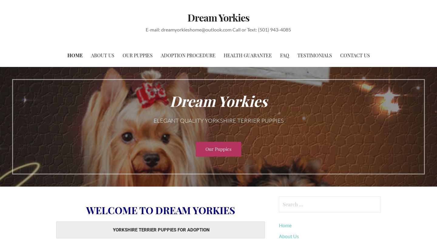 Dreamyorkies.com - Yorkshire Terrier Puppy Scam Review