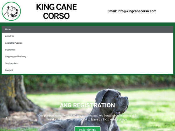 Kingcanecorso.com - Cane Corso Puppy Scam Review