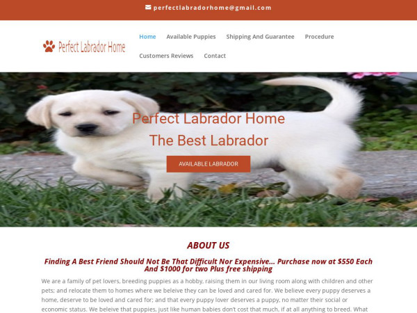 Perfectlabradorhome.com - Labrador Puppy Scam Review