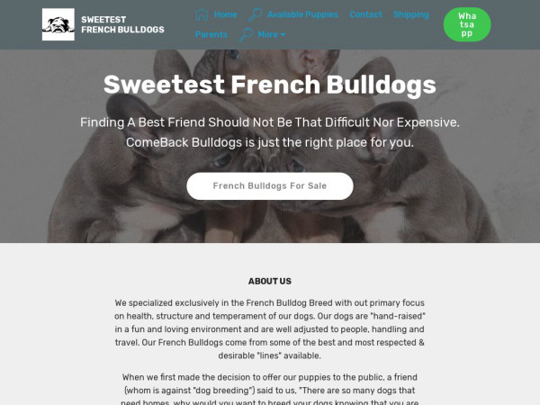 Sweetestfrenchbulldogs.com - French Bulldog Puppy Scam Review