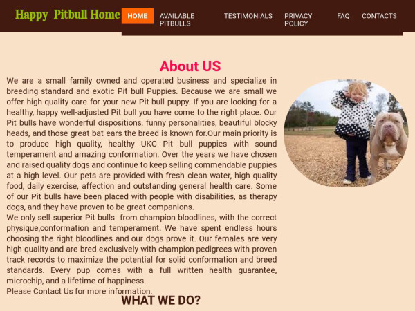 Happypitbullhome.com - Pit Bull Puppy Scam Review