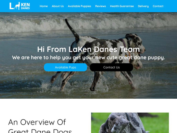 Laken-danes.com - Great Dane Puppy Scam Review