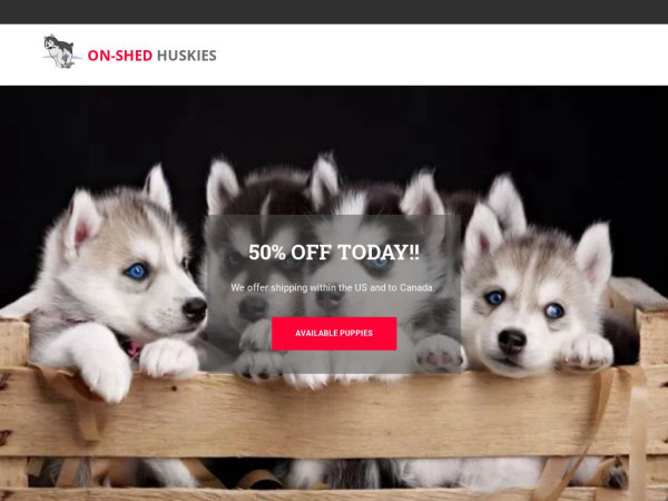 On-shedkennel.com - Husky Puppy Scam Review