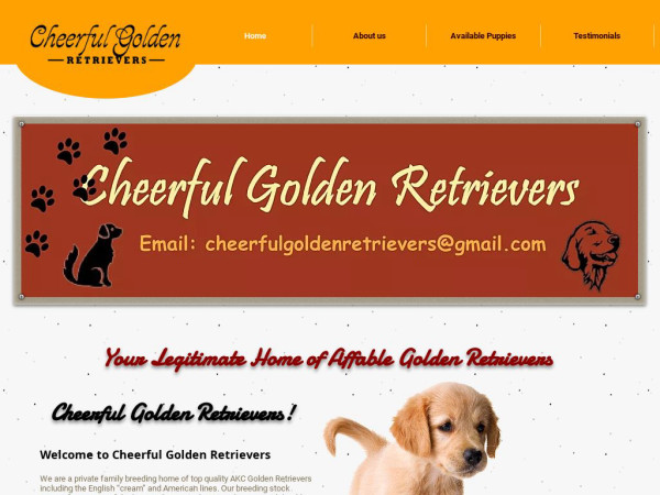 Cheerfulgoldenretrievers.com - Golden Retriever Puppy Scam Review