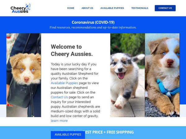 Cheeryaussies51.com - Australian Shepherd Puppy Scam Review