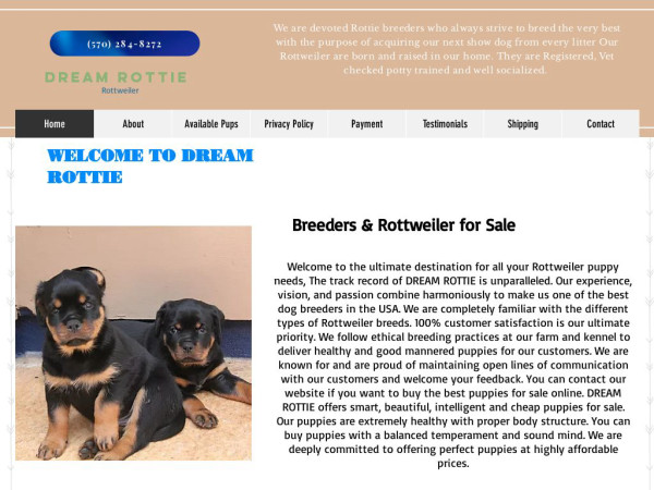 Dreamrottweilerpuppies.com - Rottweiler Puppy Scam Review