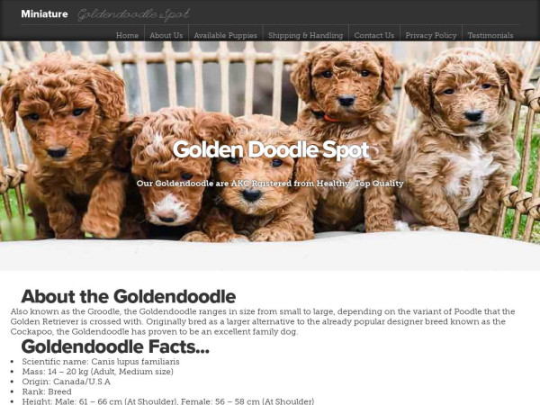 Goldendoodlespot.com - Golden Doodle Puppy Scam Review