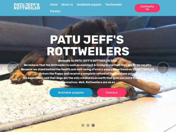 Patujeffrottweiler.com - Rottweiler Puppy Scam Review