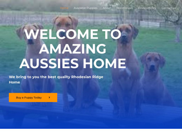 Rhodesianridgebackhome.com - Rhodesian Ridgeback Puppy Scam Review