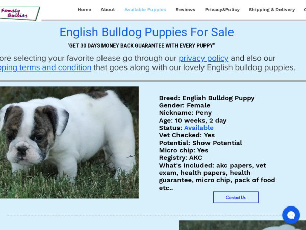 Englishfamilybullies.com - English Bulldog Puppy Scam Review