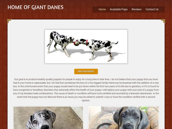 Royalgreatdanesempire.com - Great Dane Puppy Scam Review