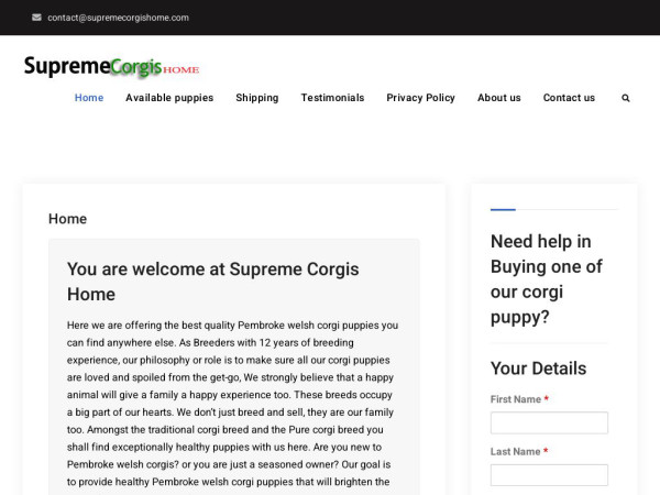 Supremecorgishome.com - Corgi Puppy Scam Review