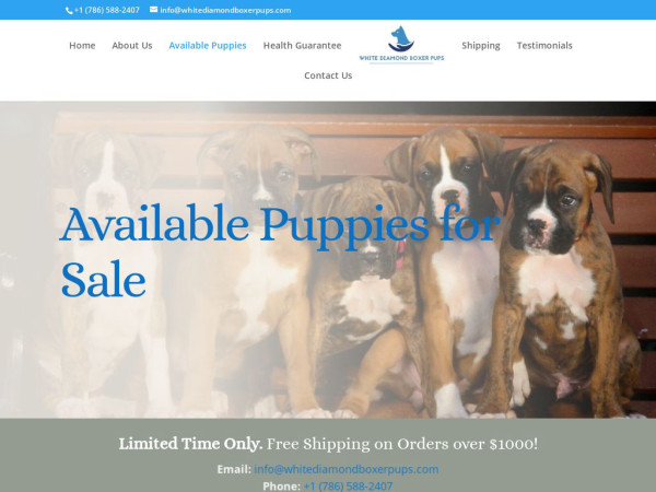 Whitediamondboxerpups.com - Boxer Puppy Scam Review