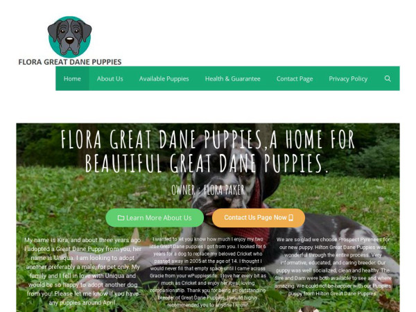 Flora-greatdane.com - Great Dane Puppy Scam Review